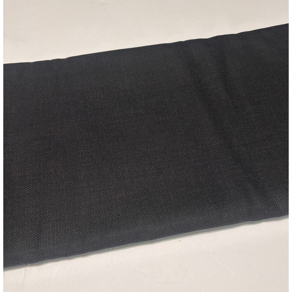 Charcoal Gray Black Red Windowpane Wool Fabric 60” Wide 2.5 Yds Suiting